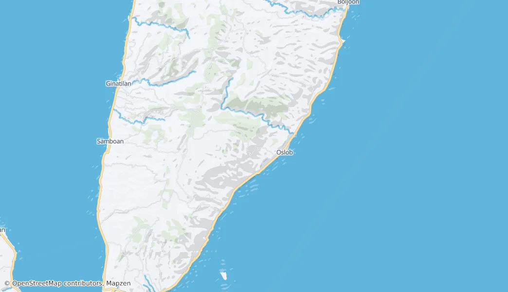 Oslob — Map