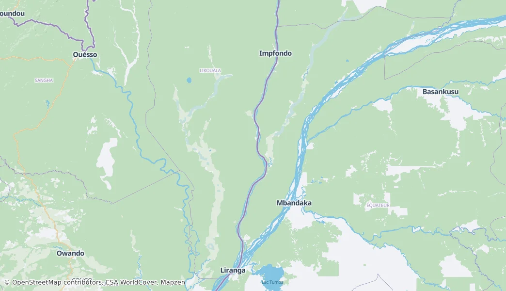 Owando – Mapa
