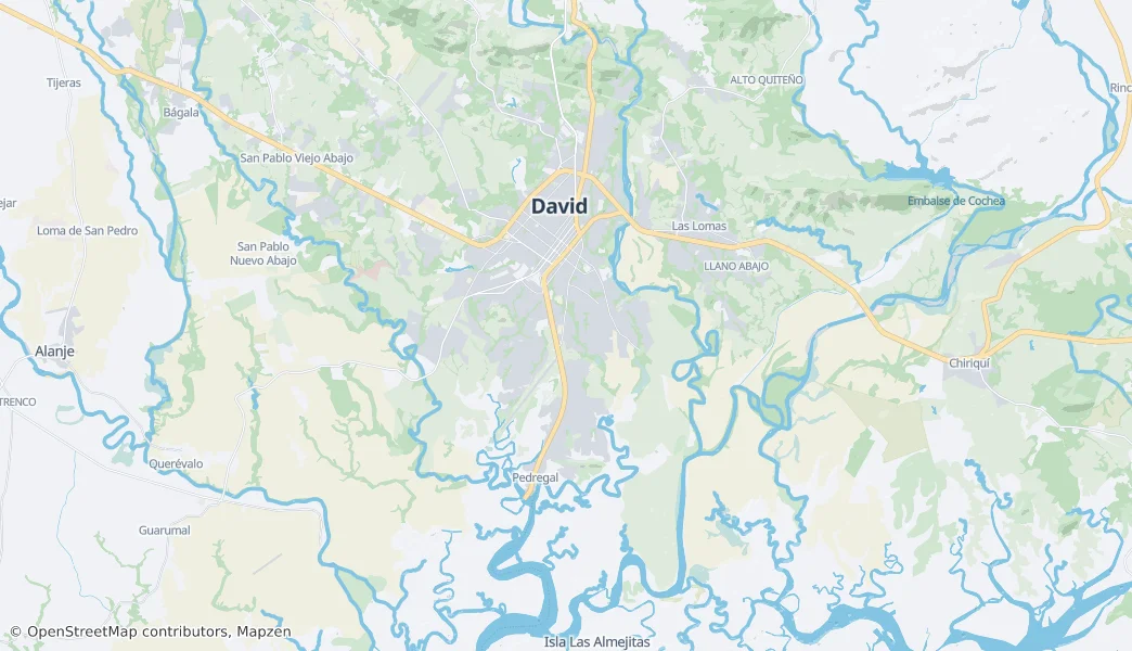 DAVID (CAB.) — Mapa