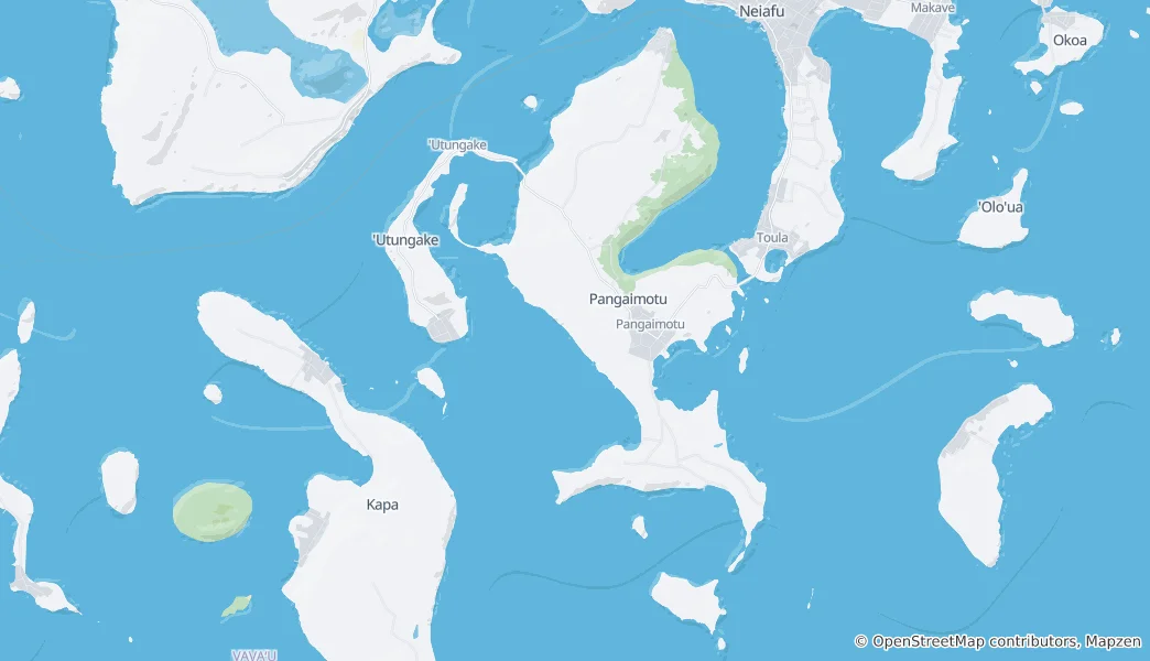 Mapa de Pangaimotu