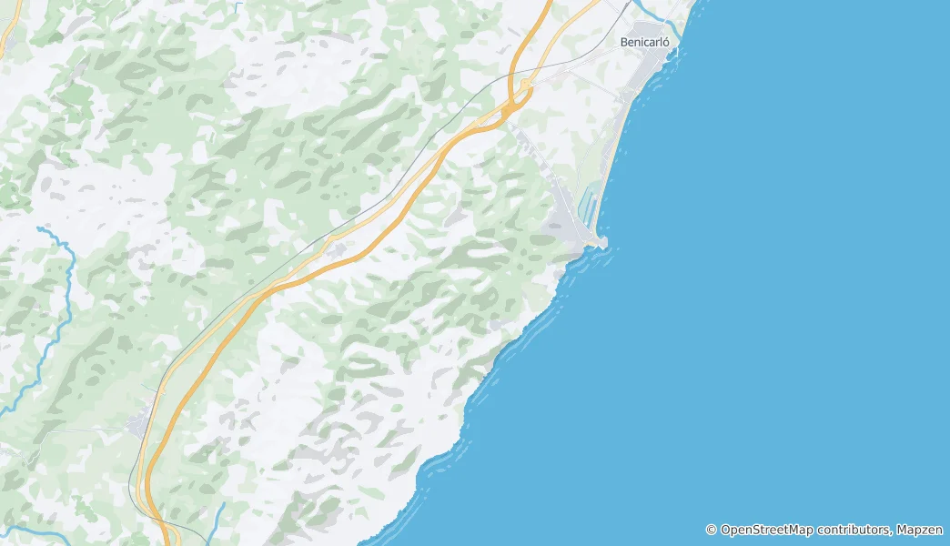 Mapa Peñíscola