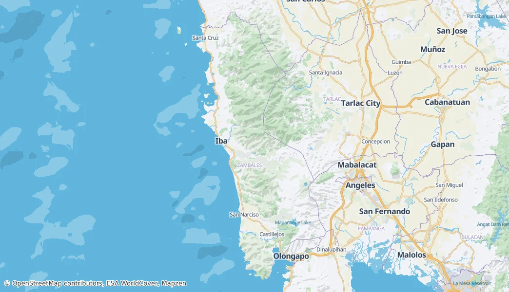 Zambales — Map