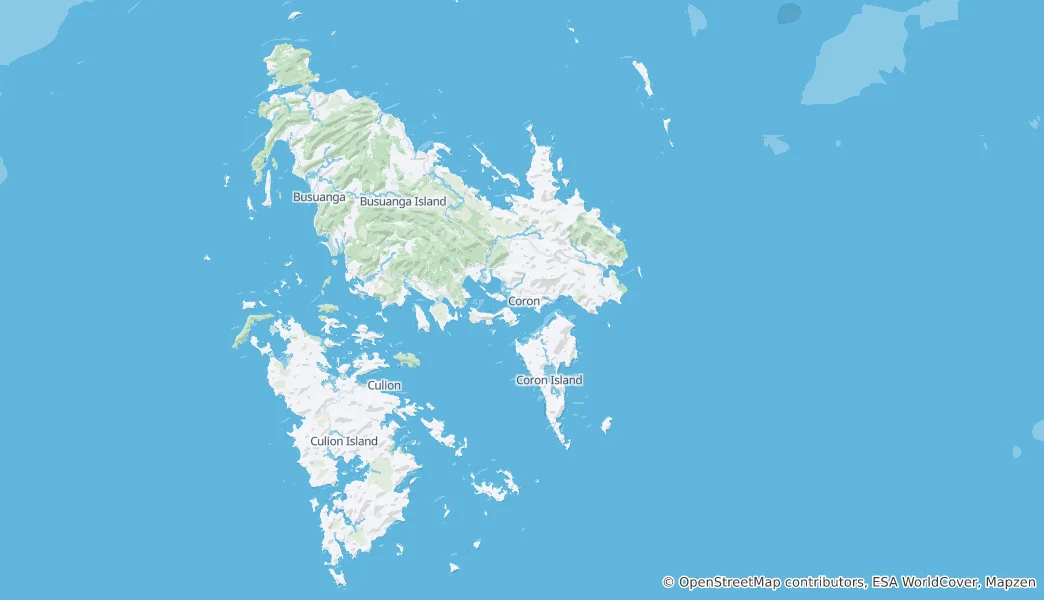 Mappa di Coron