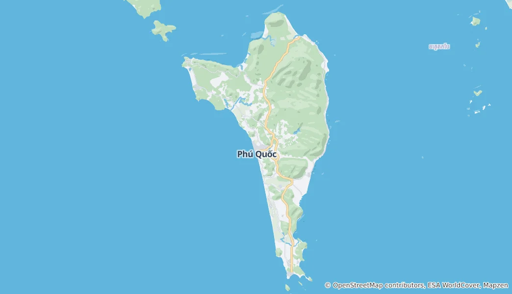 Map of Phu Quoc