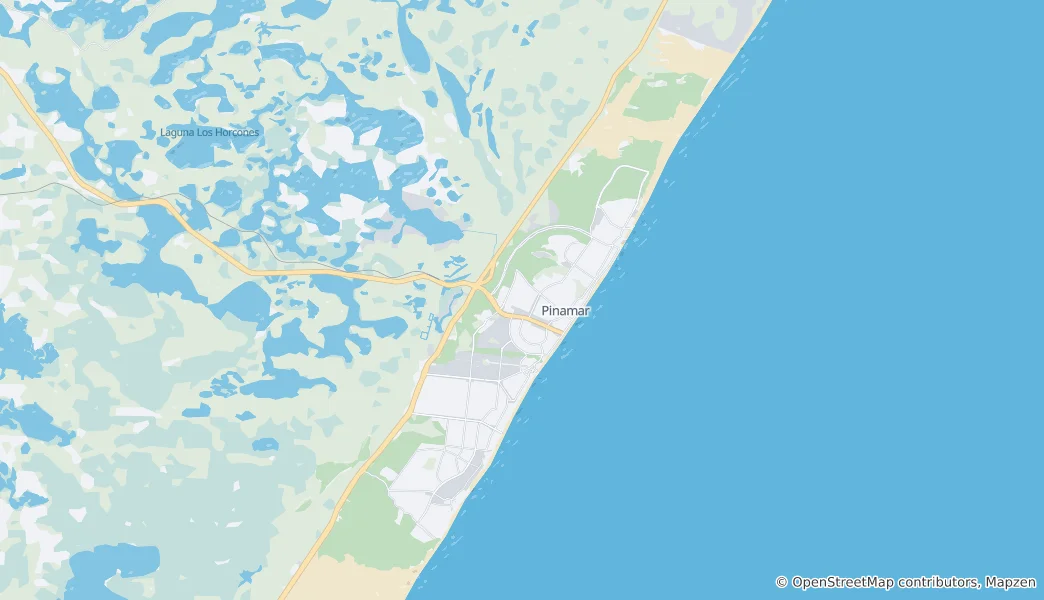 Mapa De Partido de Pinamar