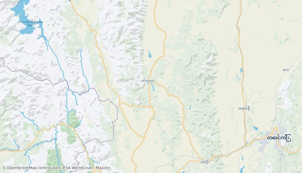 Mapa de Pindaya (município)