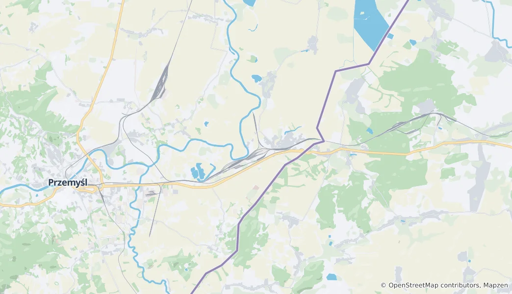 Map of Gmina Medyka