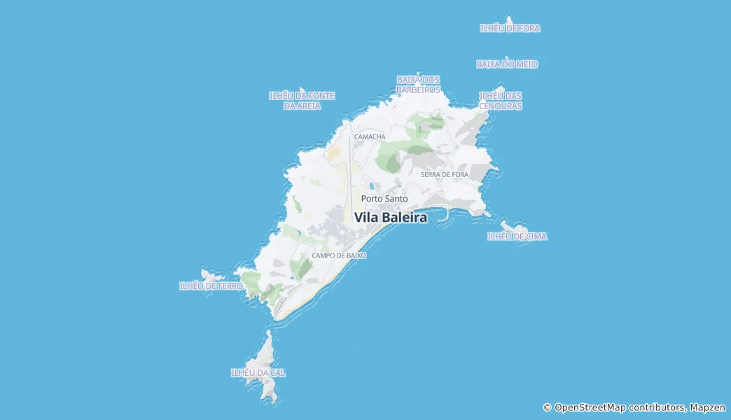 Karte von Porto Santo