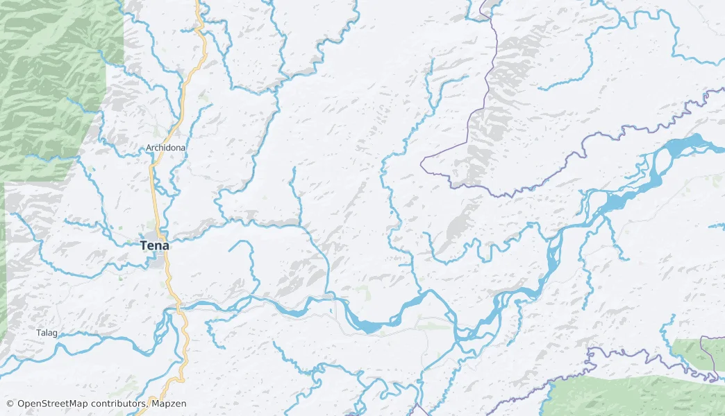 Puerto Misahuallí – Mapa