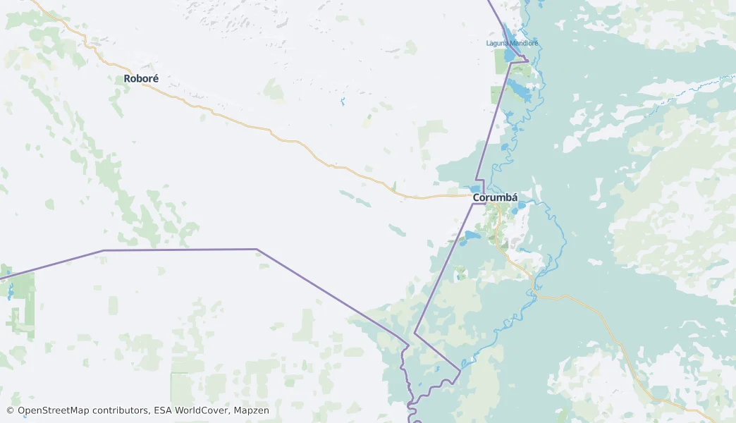 Puerto Suarez — 地图
