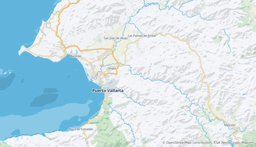 Mapa De Puerto Vallarta