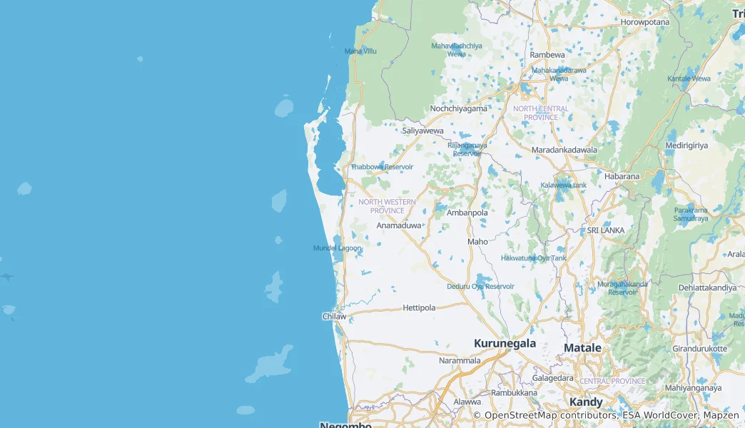 Carte de Puttalam