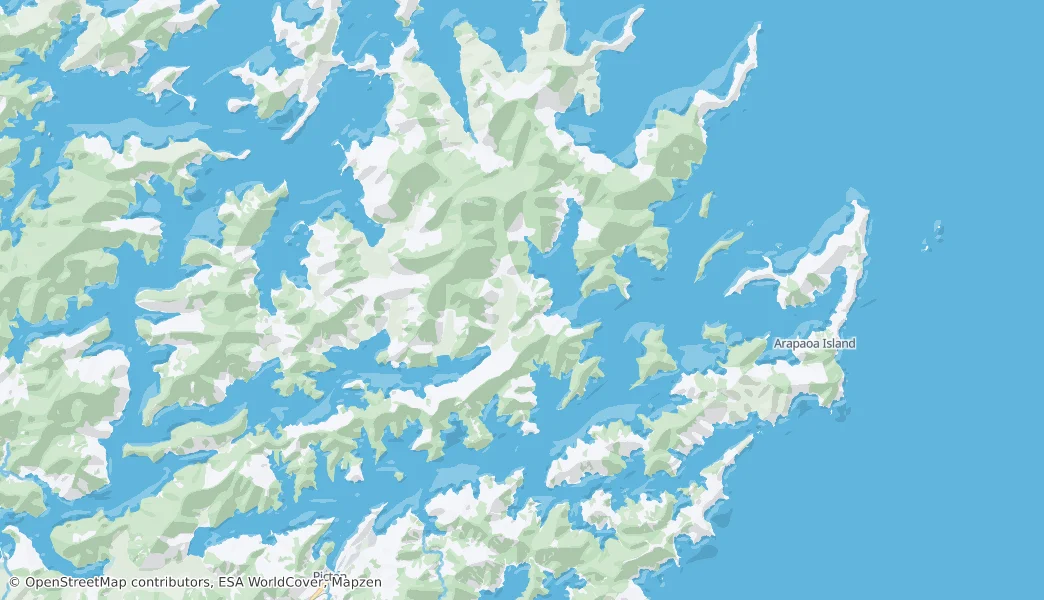 Queen Charlotte Sound — Map
