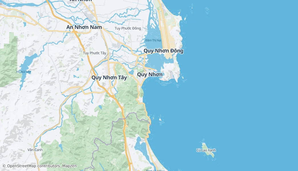 Quy Nhon — Mapa