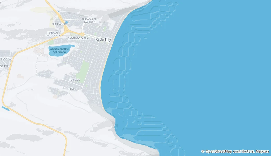 Mapa Rada Tilly