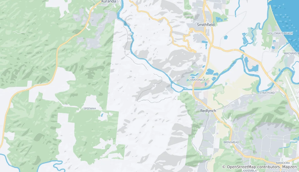 Barron Gorge National Park 地图