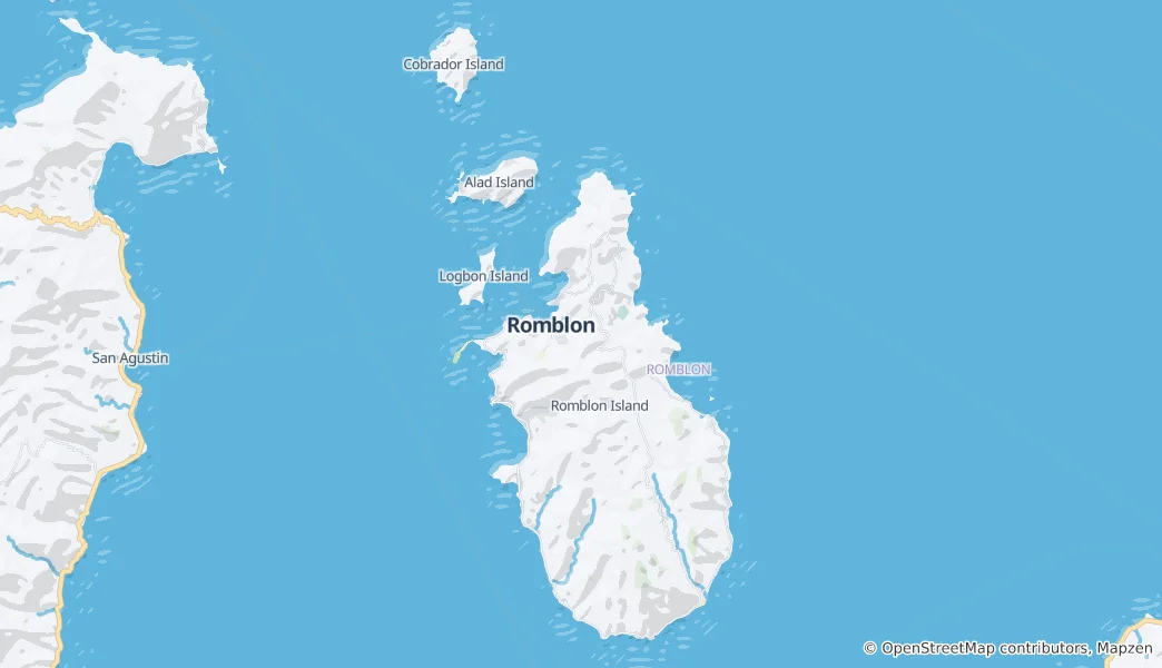 Mappa di Romblon