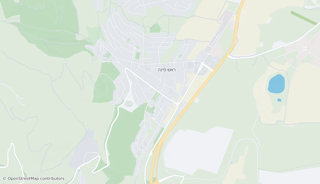 Rosh Pinna — Map