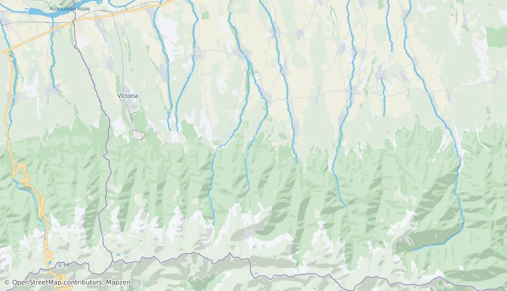 Sâmbăta de Sus (gmina) — Mapa