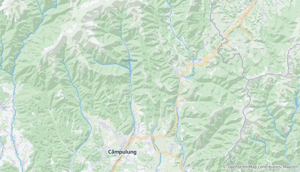 Mapa Valea Mare Pravăț