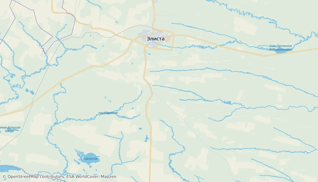 городской округ Элиста — Harita