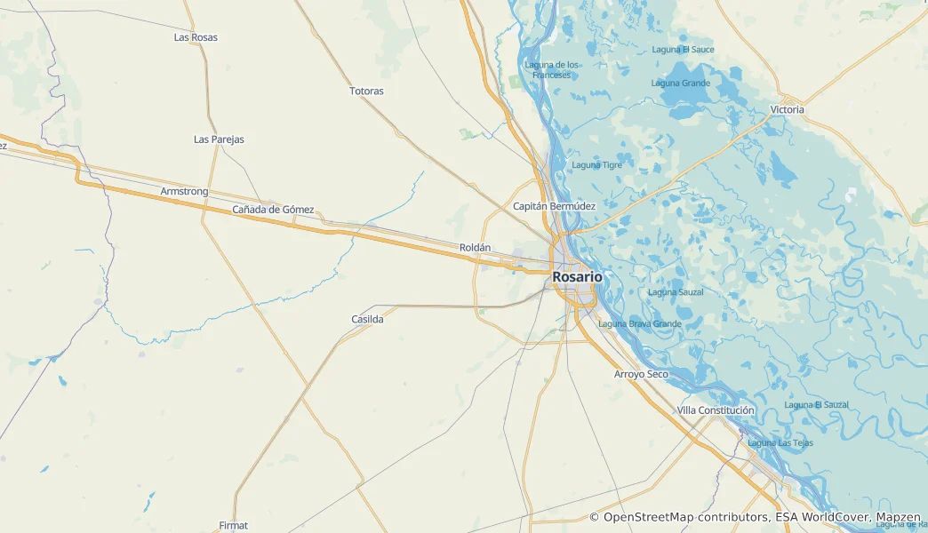Mappa di Dipartimento di San Lorenzo