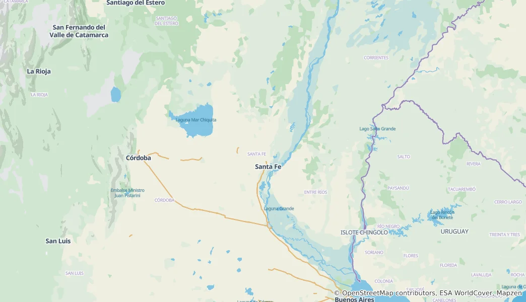 Mapa Santa Fé