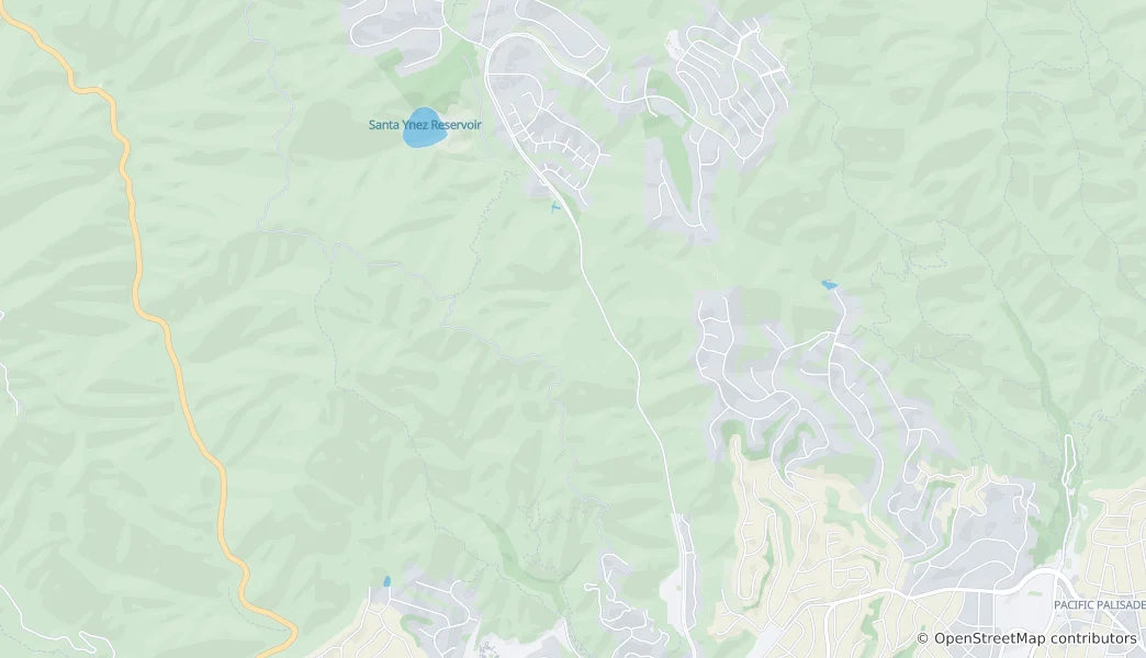 Mappa di Santa Ynez Canyon Park