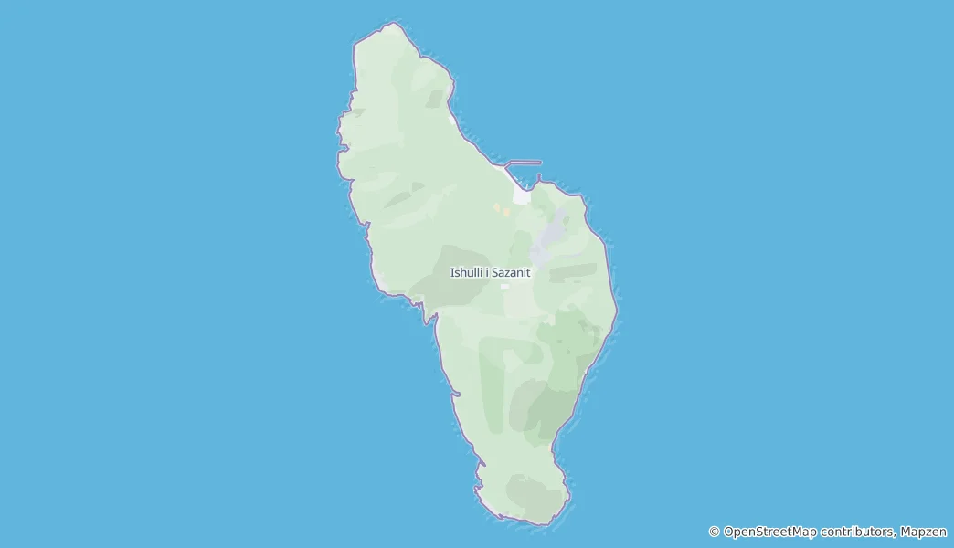 薩贊島 地图