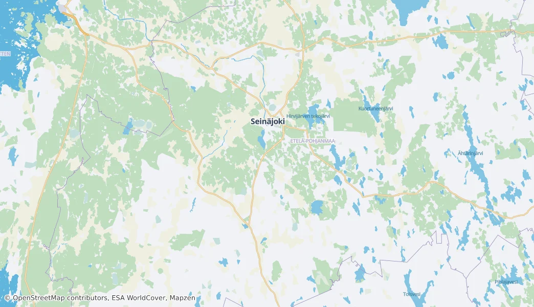 Seinäjoki — Mapa
