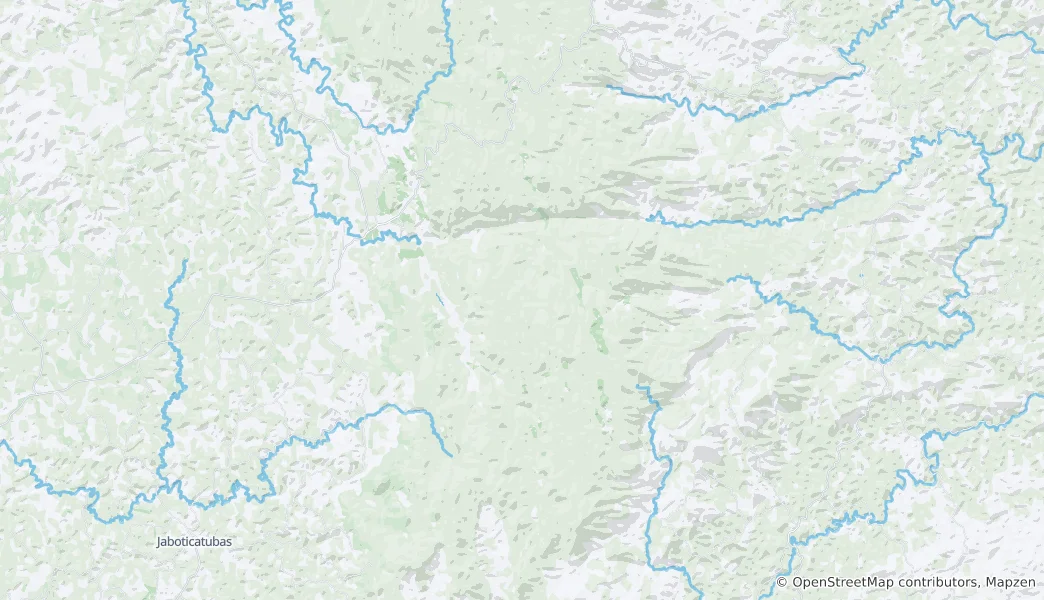 Mapa Národní park Serra do Cipó