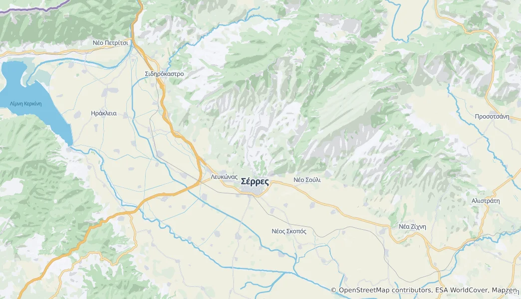 Serez Belediyesi Haritası