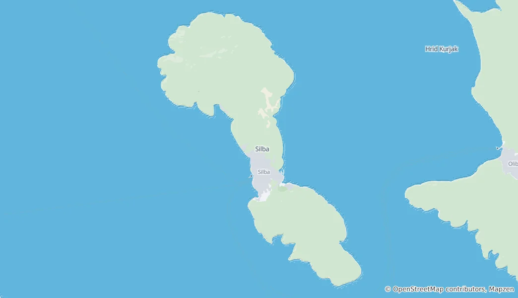 Mapa Silba