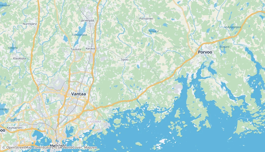Сипоо — Карта