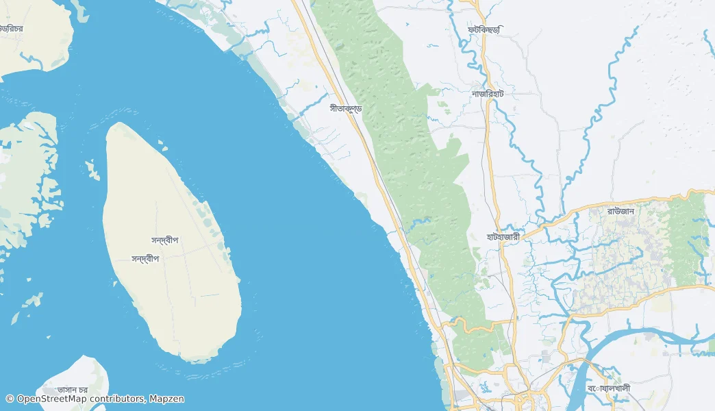 Sitakunda — Map