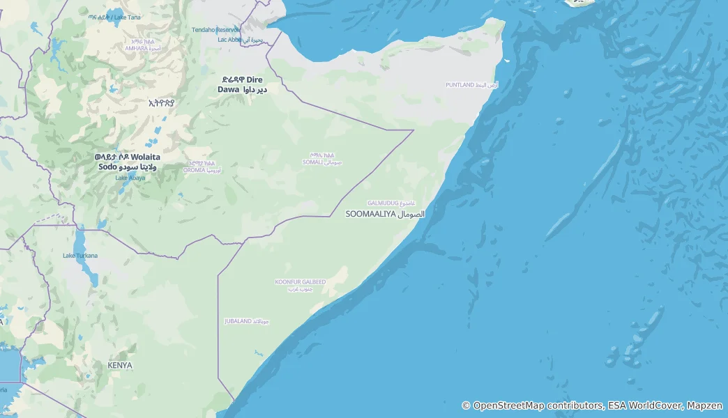 Map of Somalia