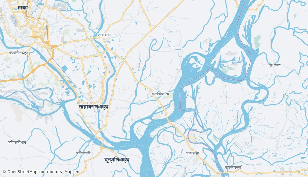 Sonargaon — mapa