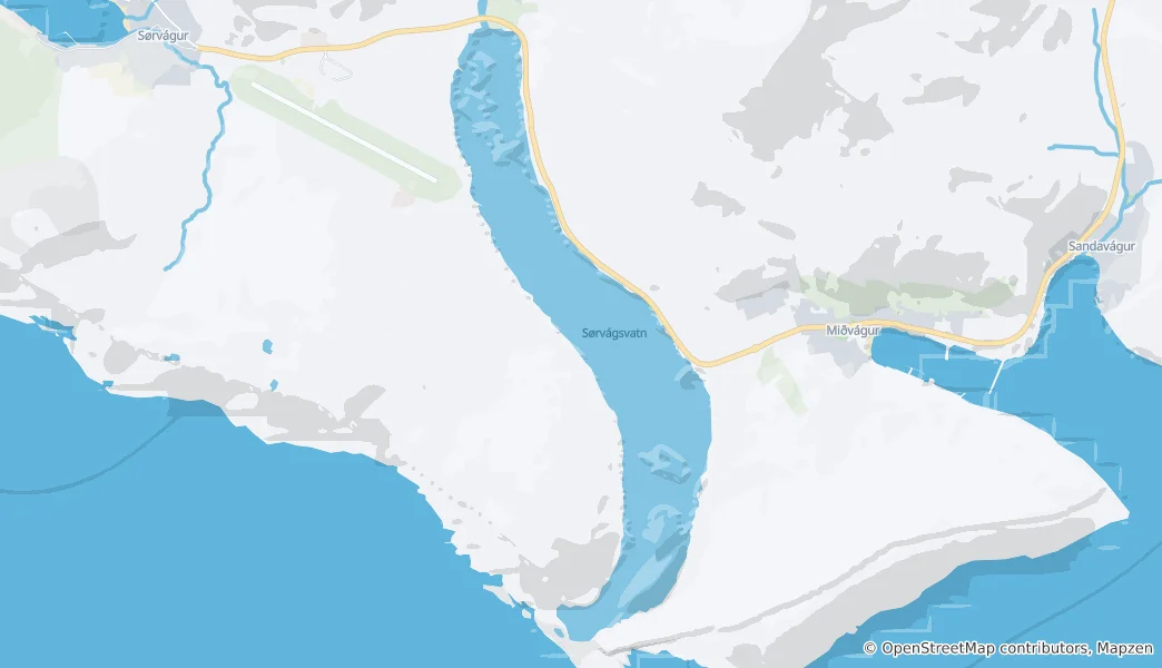 Mappa di Sørvágsvatn