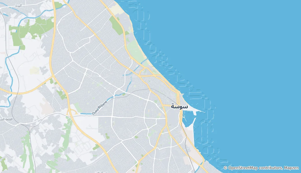 Mapa سوسة المدينة