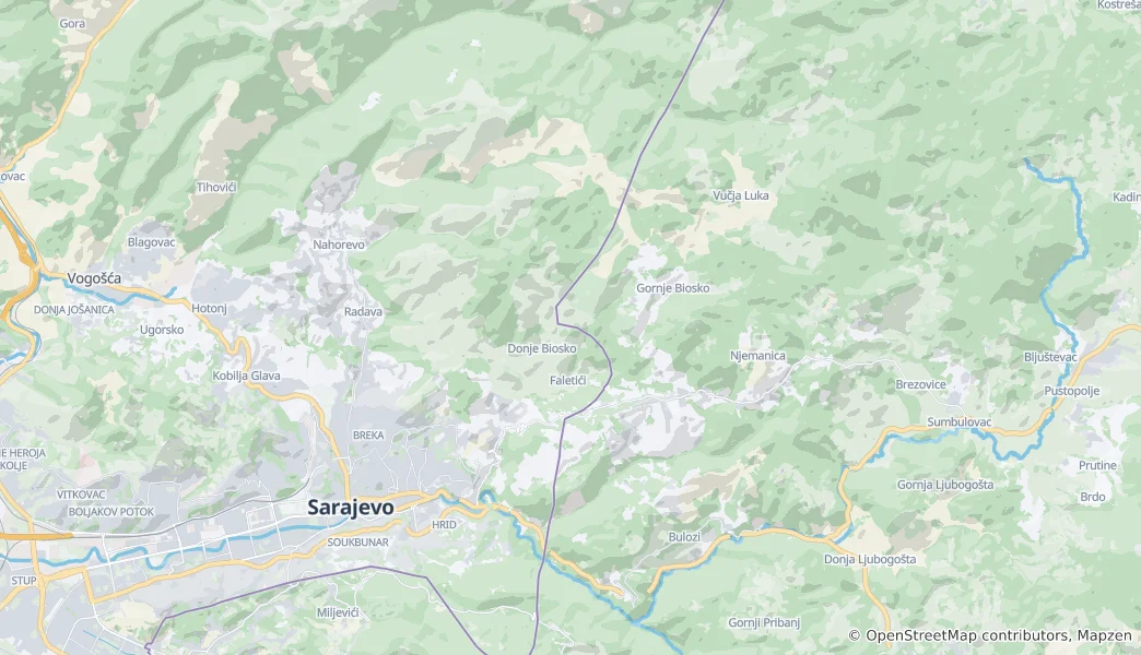 Map of Stari Grad