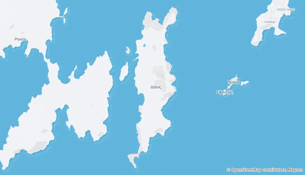 Mapa Delos