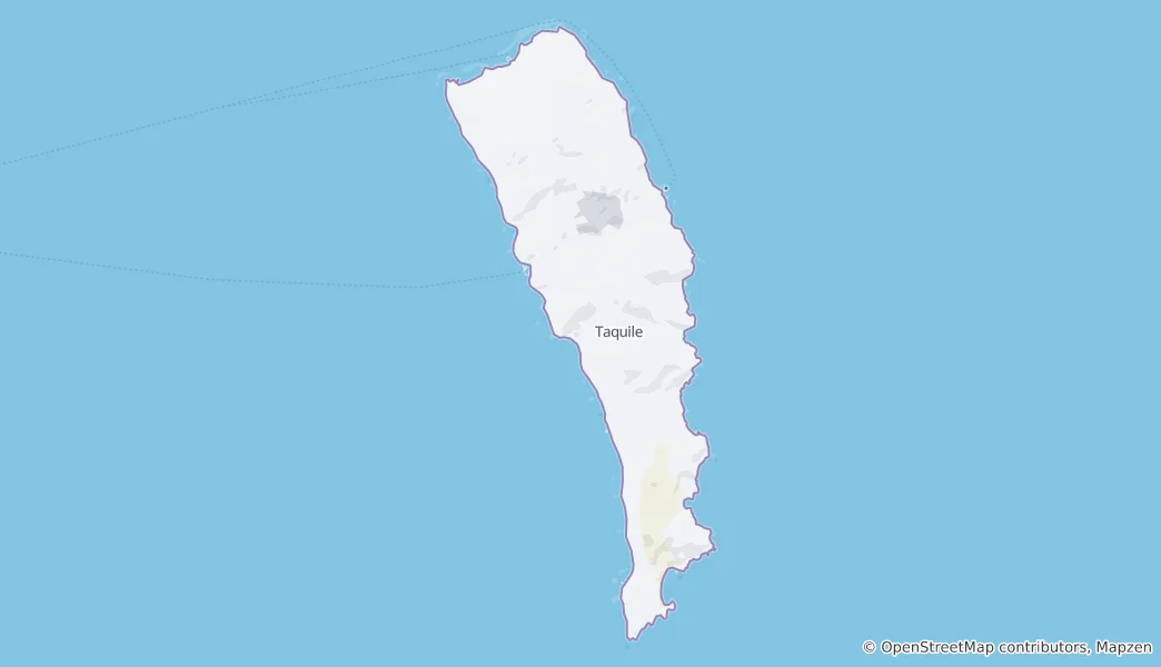 Mapa Taquile