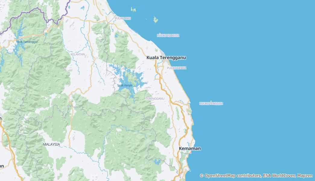Map of Terengganu