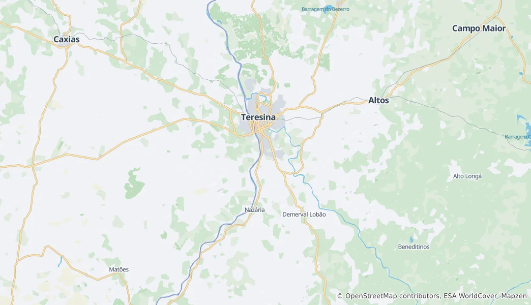 Mappa di Teresina