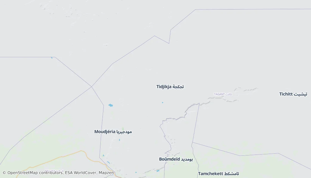 Tijigja — Map