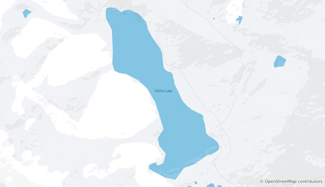 Map of Tilicho Lake