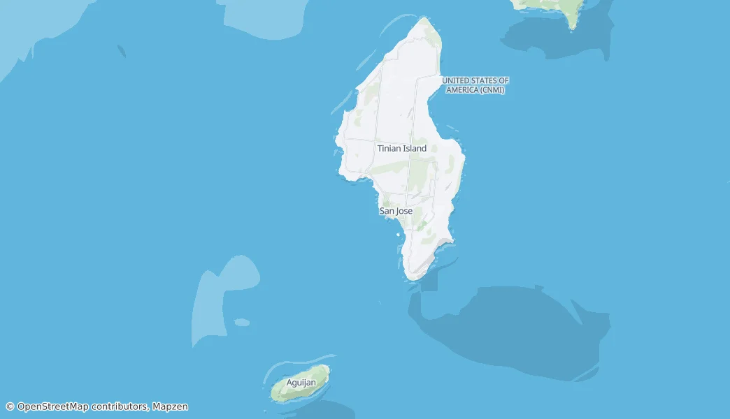 Tinian — Map