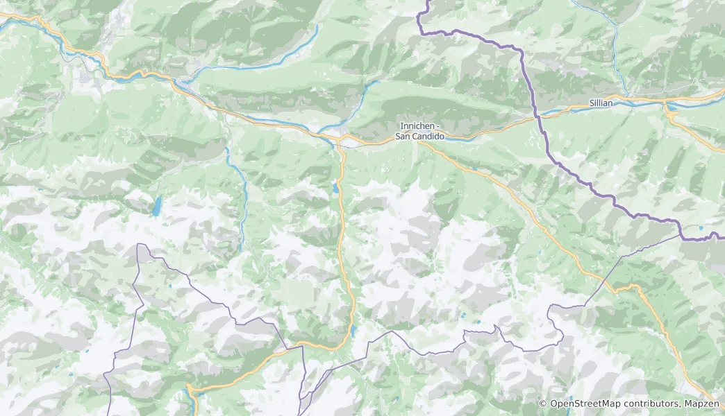 Map of Toblach