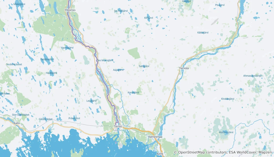 Map of Tornio