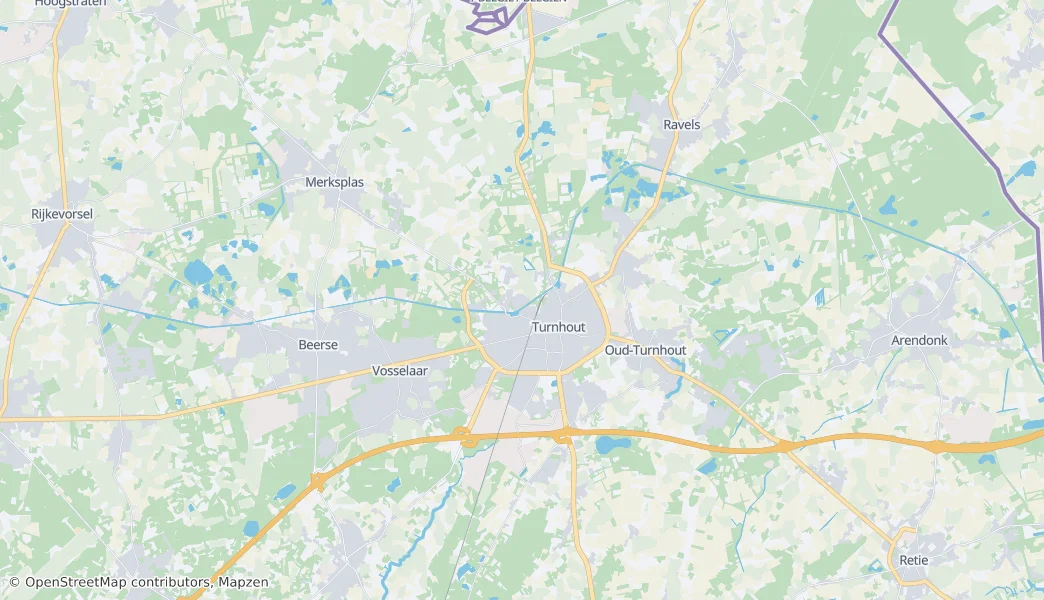 Turnhout — Kaart